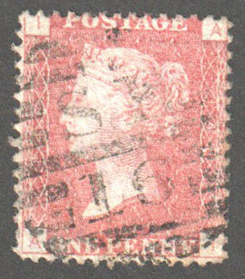 Great Britain Scott 33 Used Plate 146 - AI - Click Image to Close